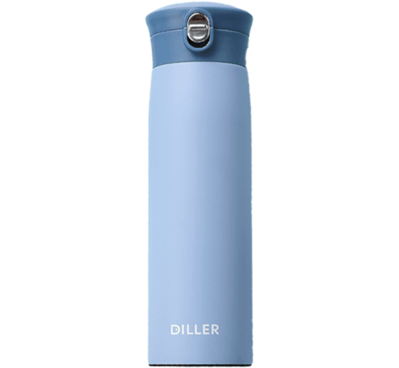 Bình giữ nhiệt Diller 450ml (2 lớp inox 304)- Xanh