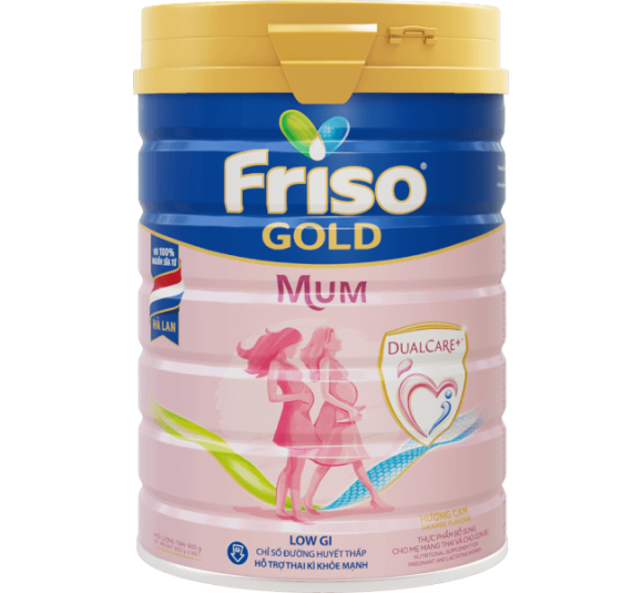 Sữa bầu Friso Mum Gold 900g hương cam