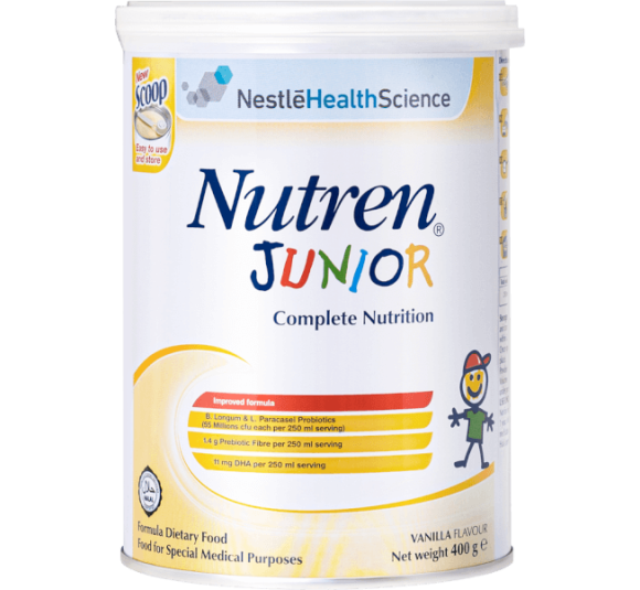 Thực phẩm dinh dưỡng y học Nutren JUNIOR 400g (1-10 tuổi)