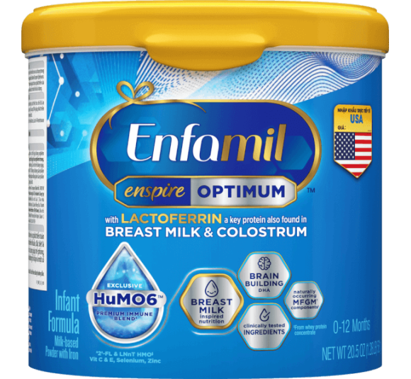 Sữa Enfamil Enspire Infant Formula 581g (0-12 tháng)