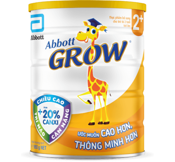 Sữa Abbott Grow 2+ 850g (trên 2 tuổi)