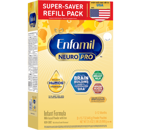 Sữa Enfamil NeuroPro Infant Formula 890g (0-12 tháng)