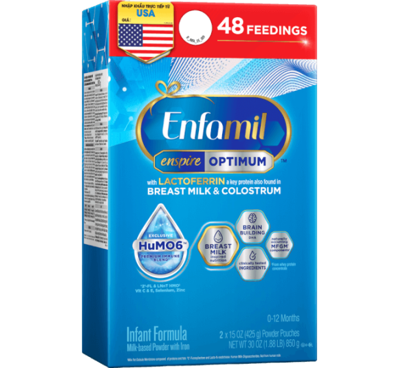 Sữa Enfamil Enspire Infant Formula 850g (0-12 tháng)