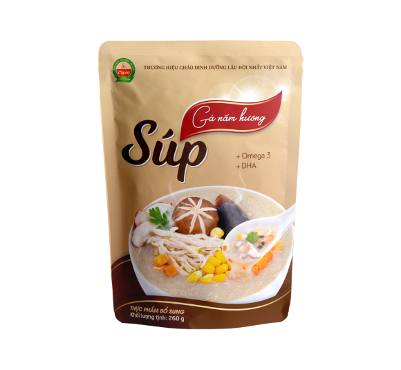 Súp Gà Nấm Hương 