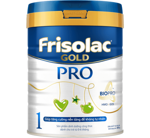 Sữa Frisolac Gold Pro số 1 800g (0-6 tháng)