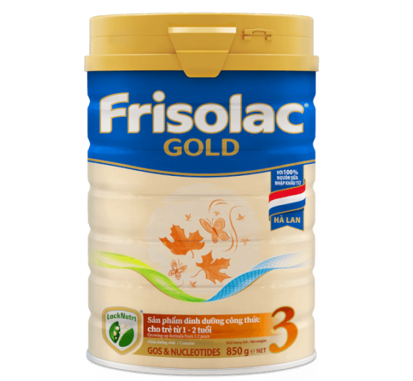 Sữa Frisolac Gold số 3 850g (1 - 2 tuổi)