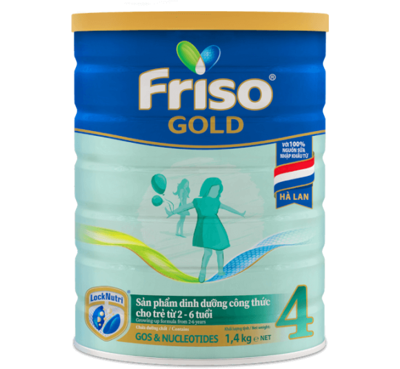 Sữa Friso Gold số 4 1400g (2-6 tuổi)