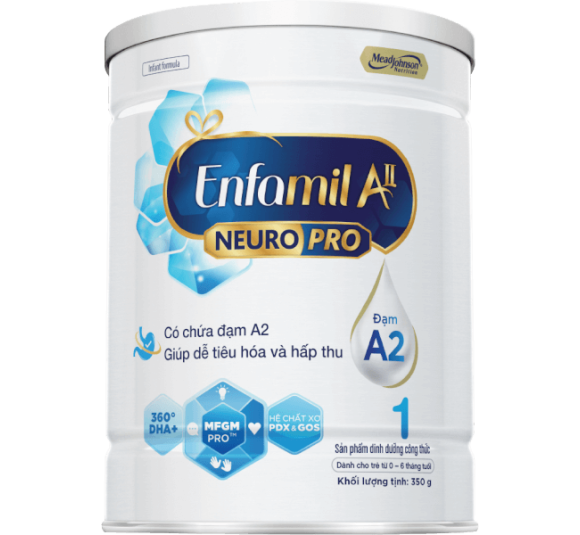 Sữa Enfamil A2 NeuroPro số 1 350g (Infant Formula, 0-6 tháng)