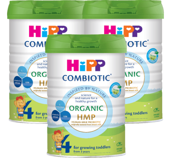 Combo 3 HiPP 4 Organic Combiotic 800g (Từ 3 tuổi)