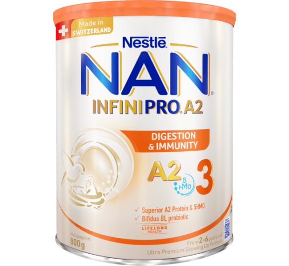 Sữa NAN INFINIPRO A2 số 3 800g (2-6 tuổi) (Giao bao bì ngẫu nhiên)