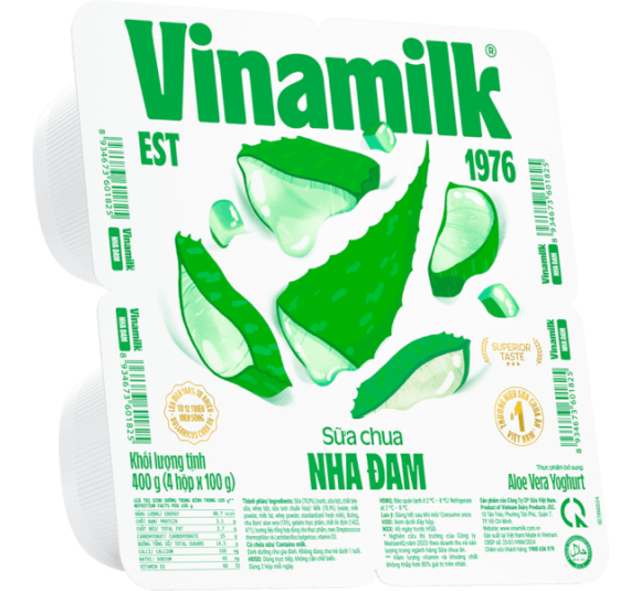 Sữa chua Vinamilk Nha đam 100g