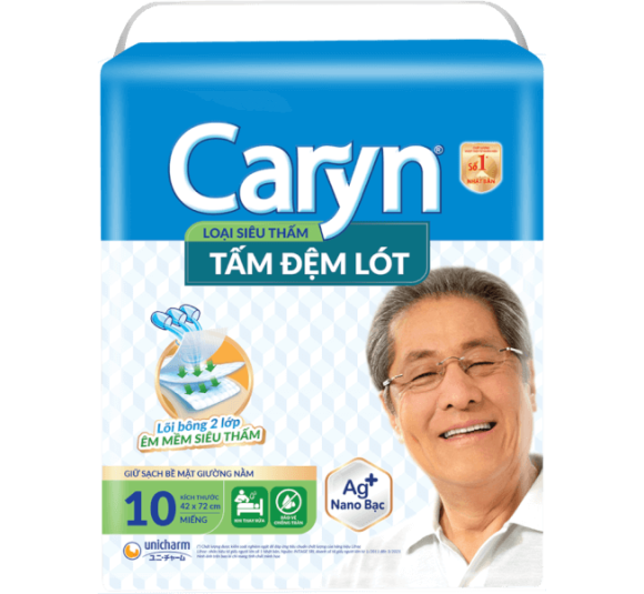 Tấm đệm lót Caryn siêu thấm 10M (giao bao bì ngẫu nhiên)