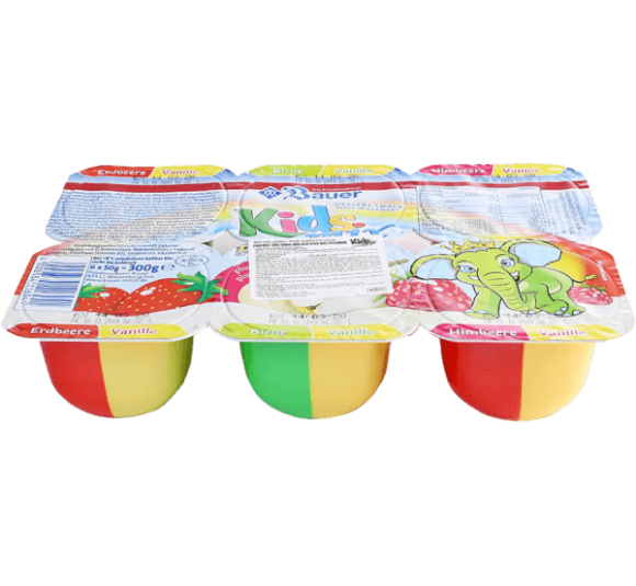 Pho mát sữa chua hoa quả Kids Mix Premium 50g - Lốc 6