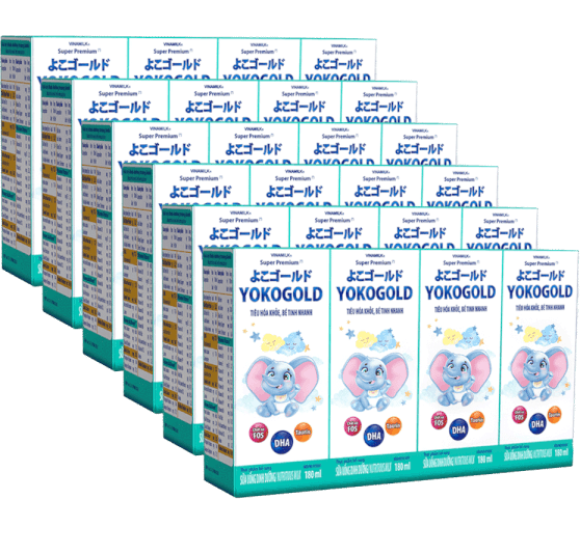 Combo 6 lốc Sữa uống dinh dưỡng Vinamilk Yoko Gold 180ml (Lốc 4 hộp)