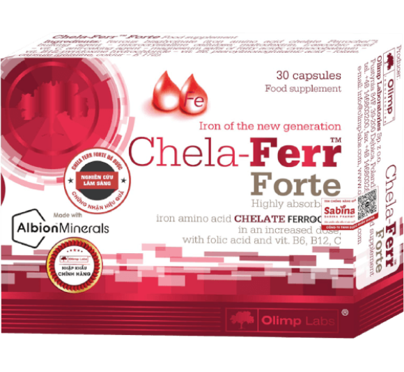 Thực phẩm bảo vệ sức khỏe Chela - Ferr Forte