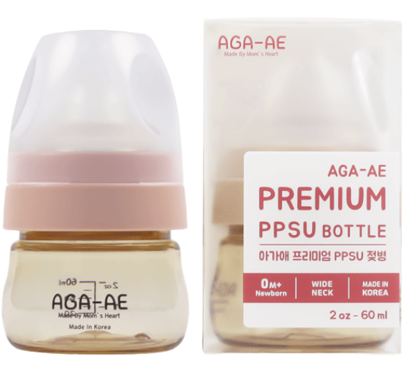 Bình sữa PPSU Aga-ae (Be) 60ml