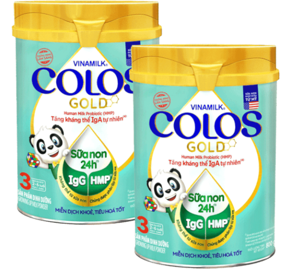 Combo 2 Sữa Vinamilk ColosGold số 3 800g (2-6 tuổi)