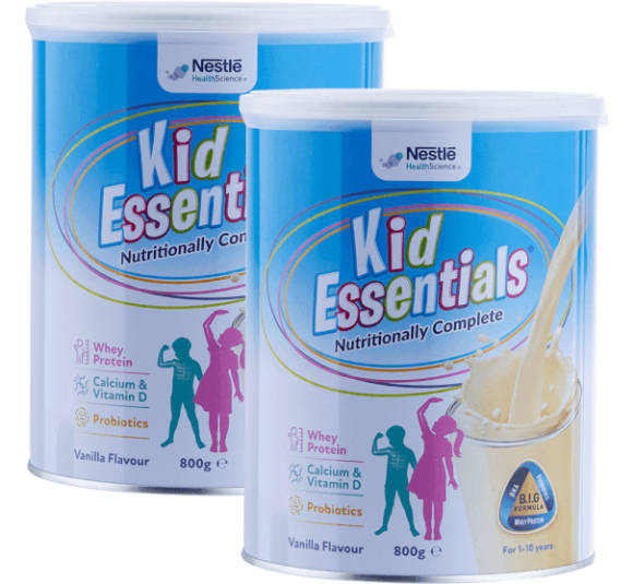 Combo 2 Thực phẩm bổ sung dinh dưỡng dành cho trẻ từ 1 đến 10 tuổi Kid Essentials Nutritionally Complete vị vani