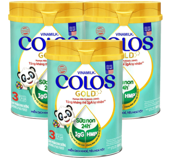 Combo 3 Sữa Vinamilk ColosGold số 3 800g (2-6 tuổi)
