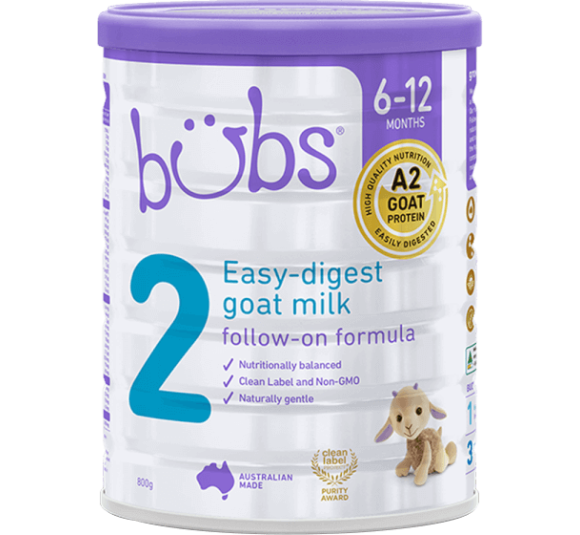 Sữa dê Bubs Goat số 2 800g (6-12 tháng)