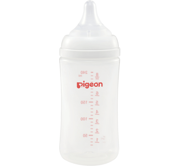 Bình sữa Pigeon Softouch PP Plus WN3 240 ml (M)