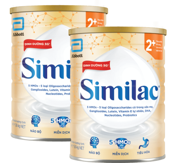 Combo 2 Sữa Similac 2+ 1,6kg (Từ 2 tuổi)