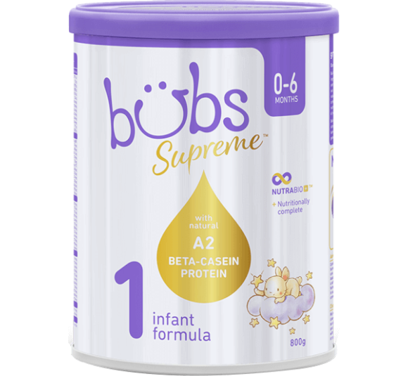 Sữa Bubs Supreme số 1 800g (0-6 tháng)