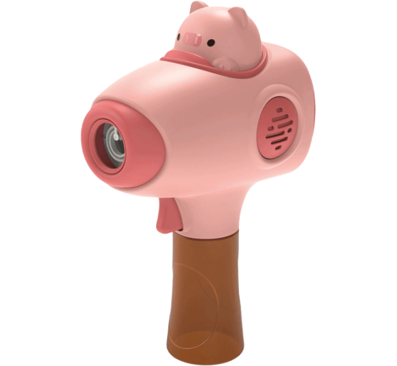 Súng thổi bong bóng hình heo con có nhạc CY421406