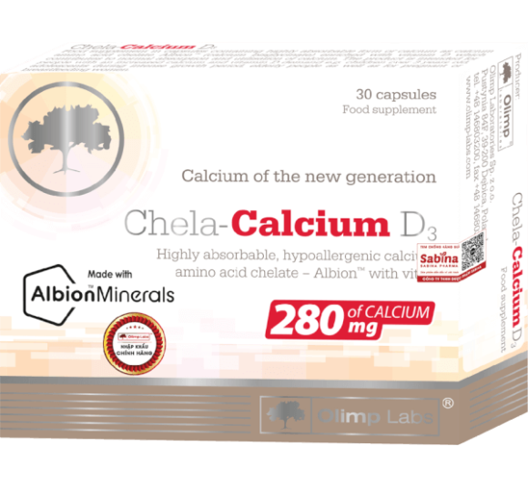 Thực phẩm bảo vệ sức khỏe Chela calcium D3