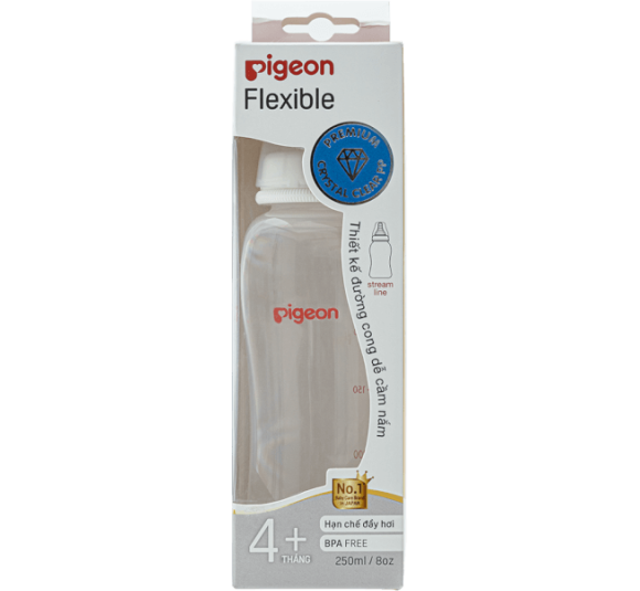 Bình sữa Pigeon Streamline 250ml (mẫu mới)