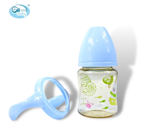 Bình sữa PPSU Gb Baby tay cầm 180ml cổ rộng - New