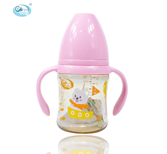 Bình sữa PPSU Gb Baby tay cầm 180ml cổ rộng - New