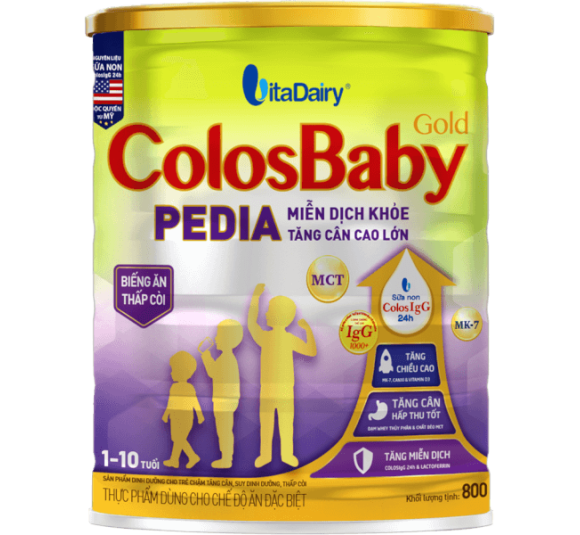 Sữa ColosBaby Gold Pedia 800g (1 - 10 tuổi)