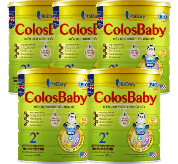 Combo 5 SPDD công thức Colosbaby IQ Gold 2+ 800g - S