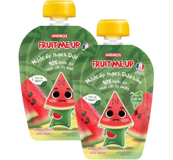 Combo 2 Nước ép thạch dưa hấu Fruit Me Up 90g