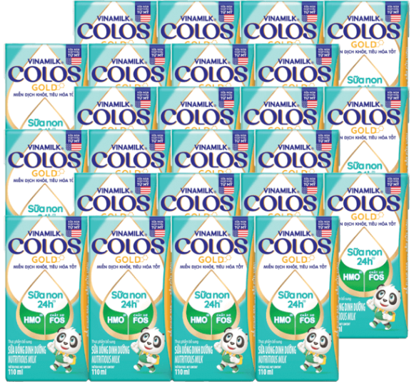 Combo 6 Sữa non Vinamilk ColosGold 110ml (từ 1 tuổi) lốc 4 hộp
