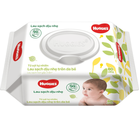 Khăn ướt Huggies 80 miếng
