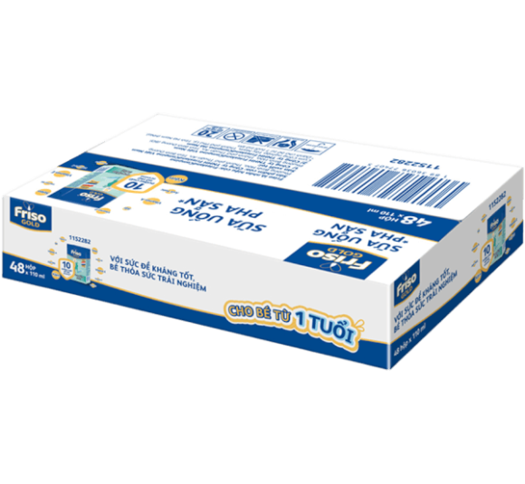 Thùng Sữa Friso Gold 110ml (từ 1 tuổi) - Lốc 4 hộp - New