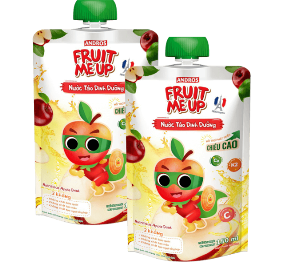 Combo 2 Fruit Me Up Nước Táo Dinh Dưỡng 150ml/Fruit Me Up Nutrious Apple drink 150ml