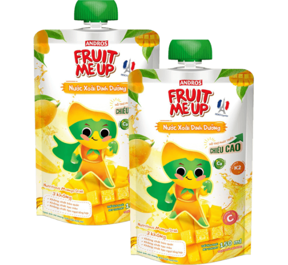 Combo 2 Fruit Me Up Nước Xoài Dinh Dưỡng 150ml/Fruit Me Up Nutrious Mango drink 150ml
