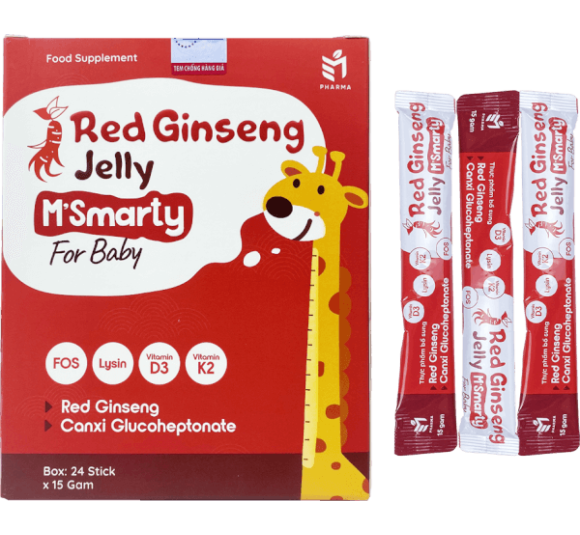 Thực phẩm bổ sung Red Ginseng Jelly M'Smarty For Baby