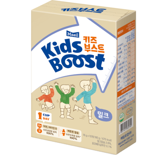 Sữa Kids Boost Maeil Hàn Quốc hộp thanh 180g (1-10 tuổi)