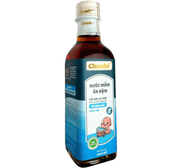 Nước mắm ăn dặm cho bé Chan Bé 35N cao đạm nhạt muối (Giao mẫu ngẫu nhiên)