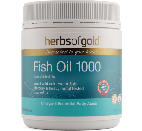Thực phẩm bảo vệ sức khoẻ Herbs of Gold Fish Oil 1000