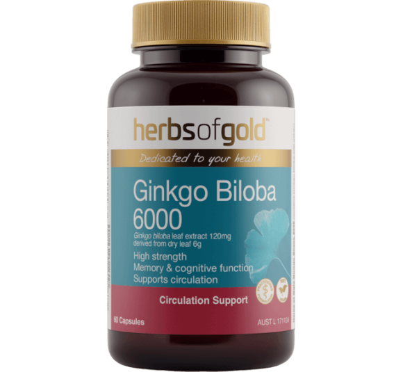 Thực phẩm bảo vệ sức khoẻ Herbs of Gold Ginkgo Biloba 6000