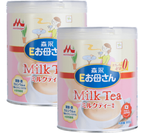 Combo 2 Sữa bầu Morinaga E-Okasan hương trà sữa 800g