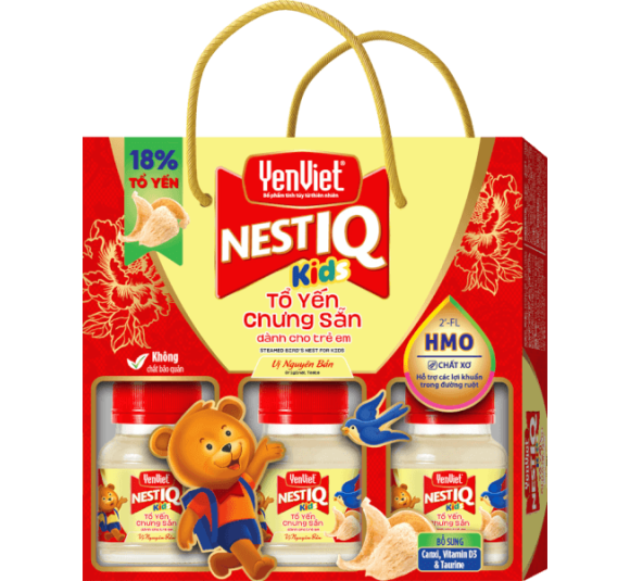 Tổ Yến Chưng Sẵn Dành Cho Trẻ Em YenViet NestIQ
