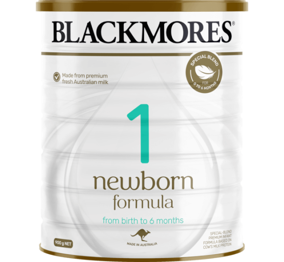 Sữa Blackmores Newborn Formula số 1 900g (0-6 tháng tuổi)