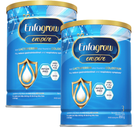 Combo 2 Sữa Enfagrow Enspire 3 850g (2-6 tuổi)