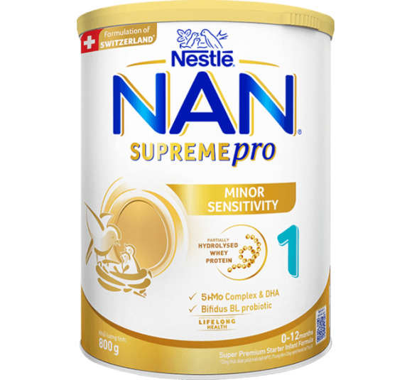 Sữa NAN SUPREME PRO số 1 800g (0-12 tháng)